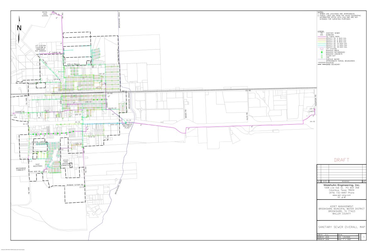 Image of BMWD Overall Wastewater Site Plan 2025