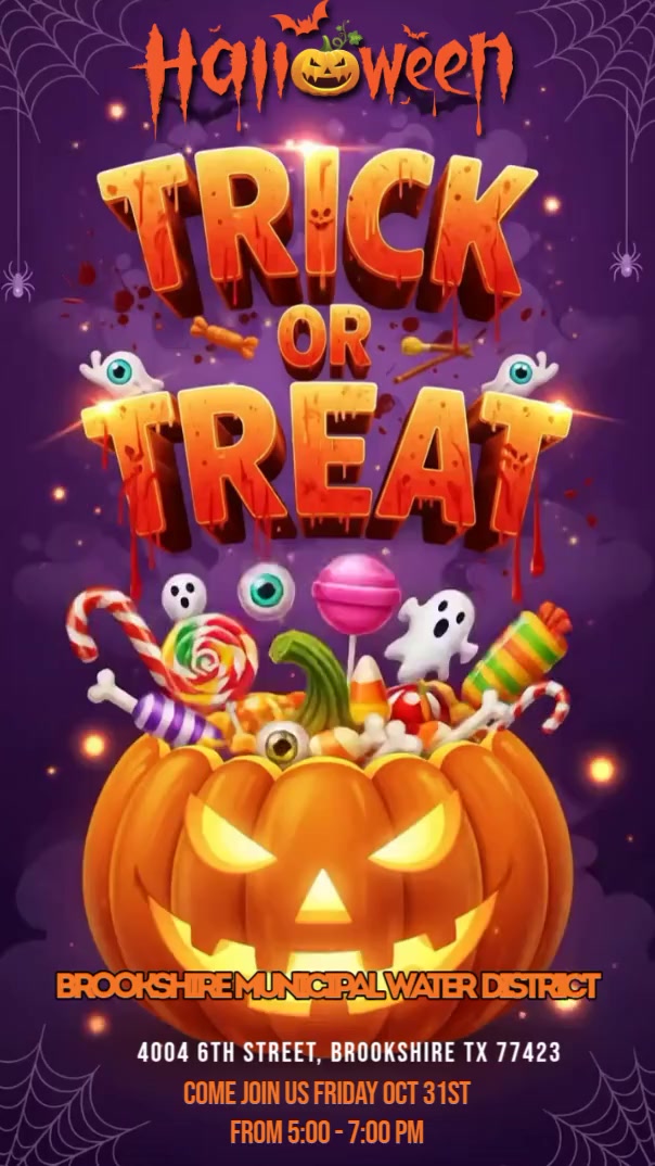 Halloween Trick or Treat Flyer