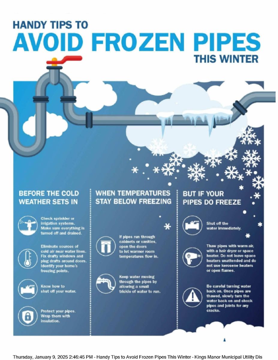 Link to Image of Flyer on Frozen Pipes 